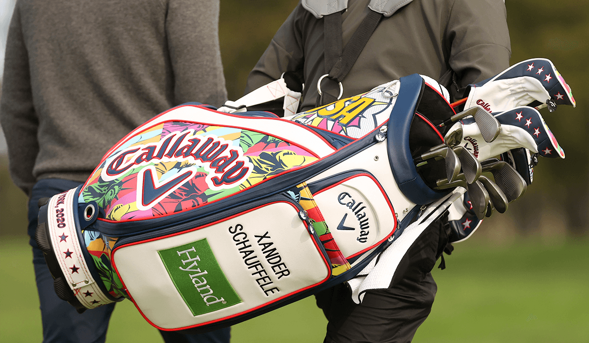 xander schauffele's bag